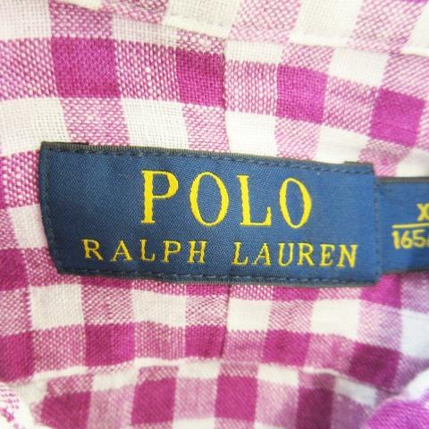 ポロ ラルフローレン POLO RALPH LAUREN 長袖シャツ 麻 リネン
