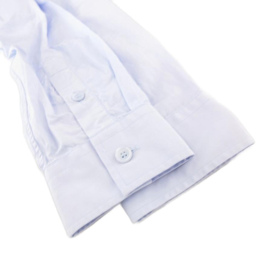 【中古】バーバリー ロンドン BURBERRY LONDON 美品 ボタンダウンシャツ BD 長袖 M 水色 ライトブルー ロゴ刺繍 /UO バーバリー ロンドン BURBERRY LONDON 美品 ボタンダウンシャツ BD