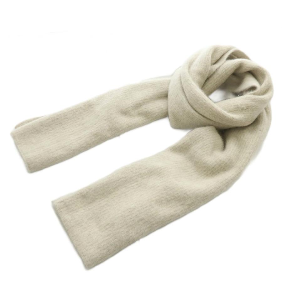 エブール ebure マフラー ストール フォックス ウール混 シルク混