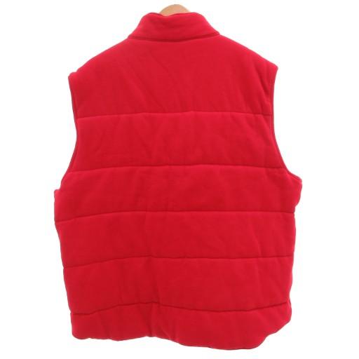 POLO RALPH LAUREN / ポニー/中綿ベスト/裏地バッファローチェック/XL/コットン/RED/MNBLKNIM1L00335 POLO RALPH LAUREN（ポロ・ラルフローレン） ポロ バイ ラルフローレン