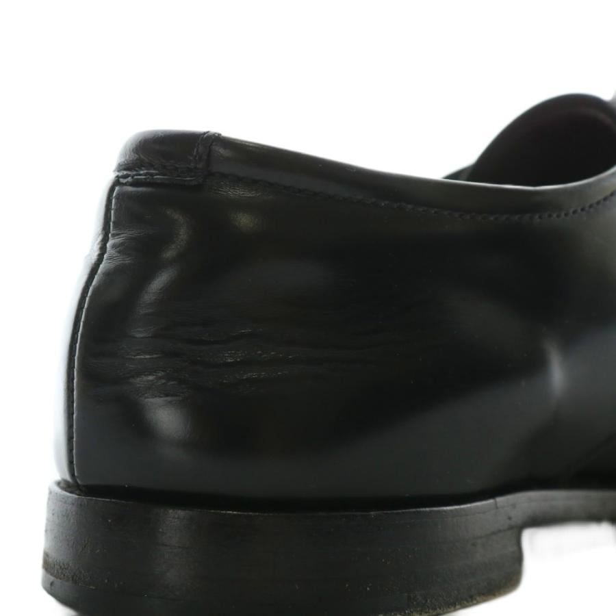 PRADA プラダ ビジネスシューズ ドレス 革靴 レザー スクエアトゥ ロゴ  