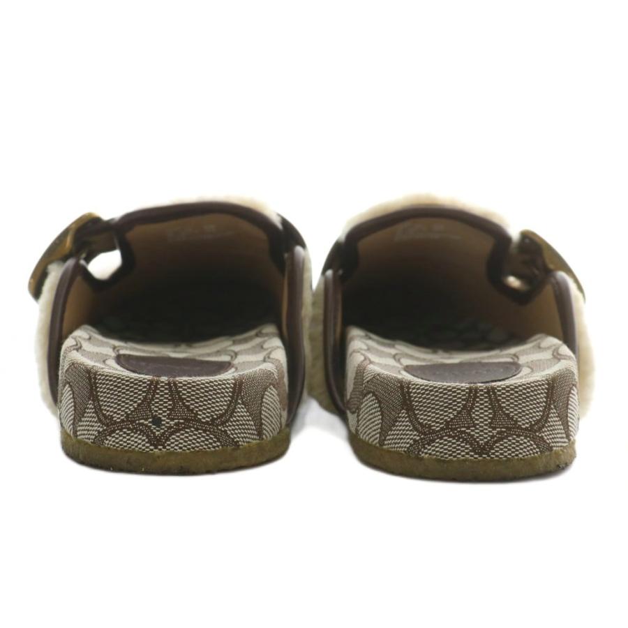 COACH（コーチ） COACH SHEARLING CLOG サンダル スリッポン ボア