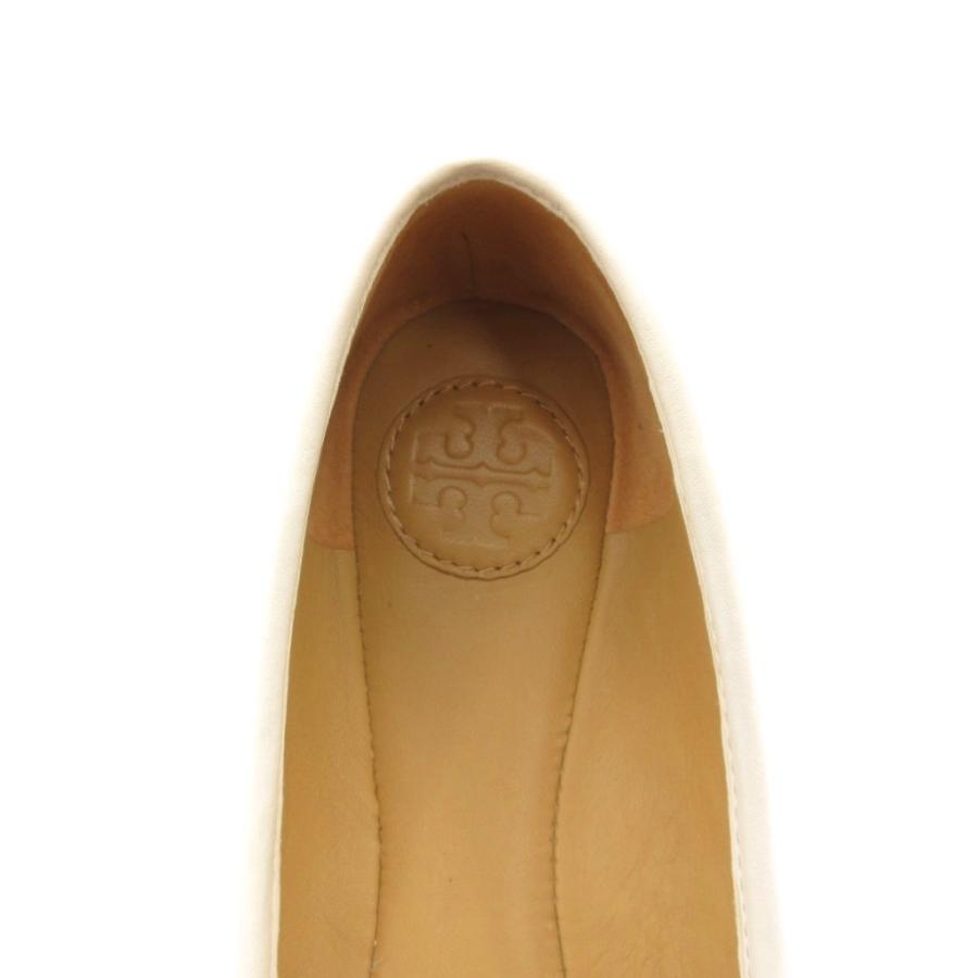 【専用】Tory Burch ホワイト フラットシューズ TORY BURCH トリーバーチ バレエシューズ フラット リボン 5.5M