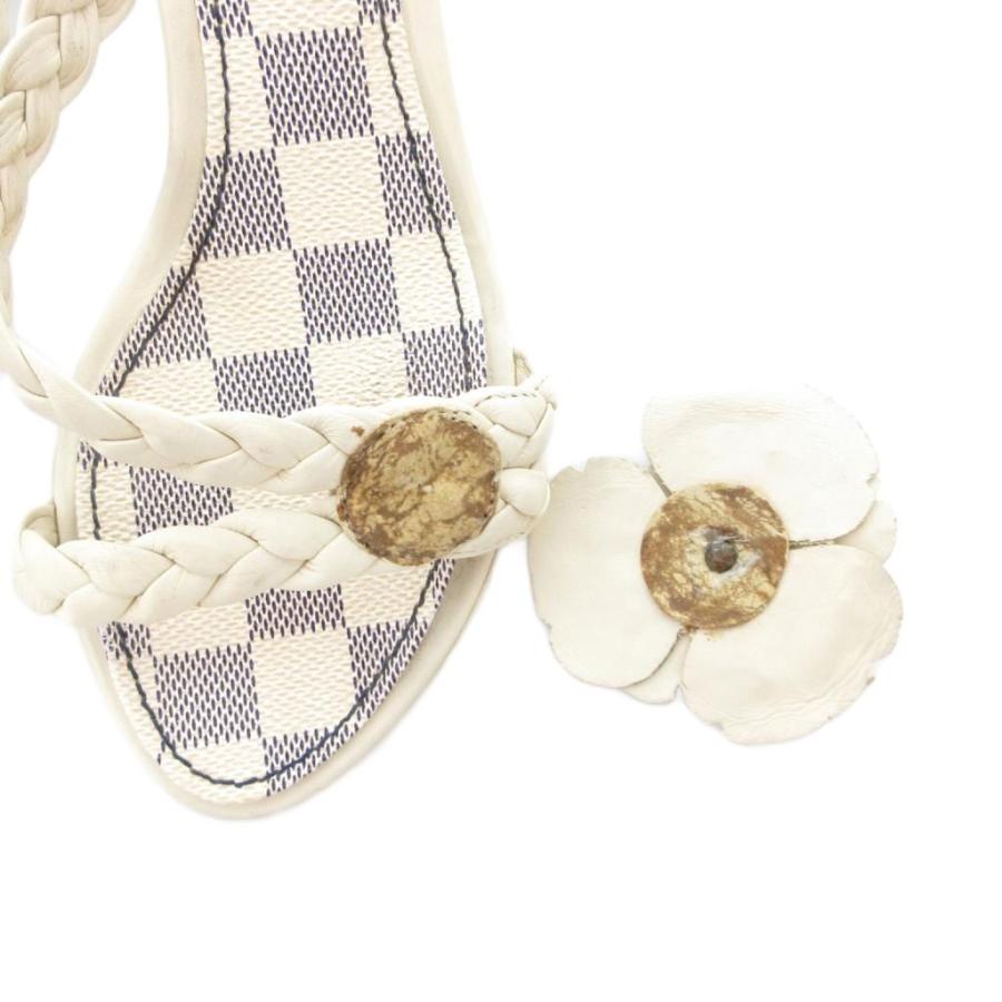 LOUIS VUITTON（ルイ・ヴィトン） サンダル ダミエ フラワーモチーフ