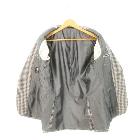 ダックス DAKS テーラードジャケット シングル 総裏地 ウール ダブル