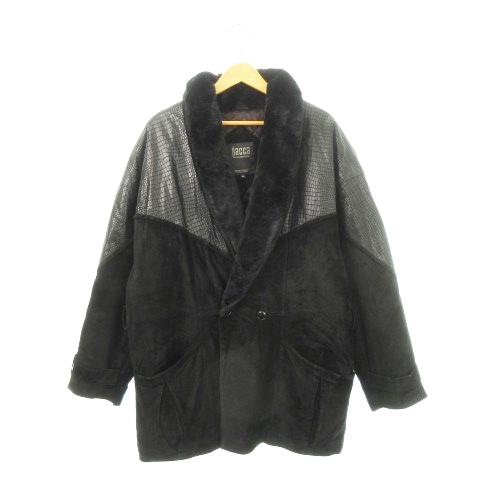ガッカ gacca ヴィンテージ 中綿スエードコート ショールカラー