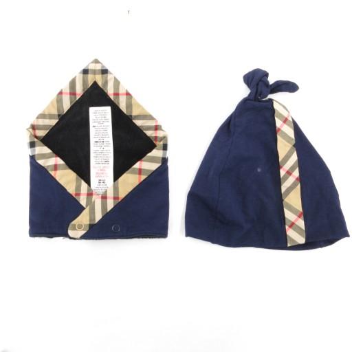 BURBERRY（バーバリー） ノバチェック ロンパース カバーオール 帽子