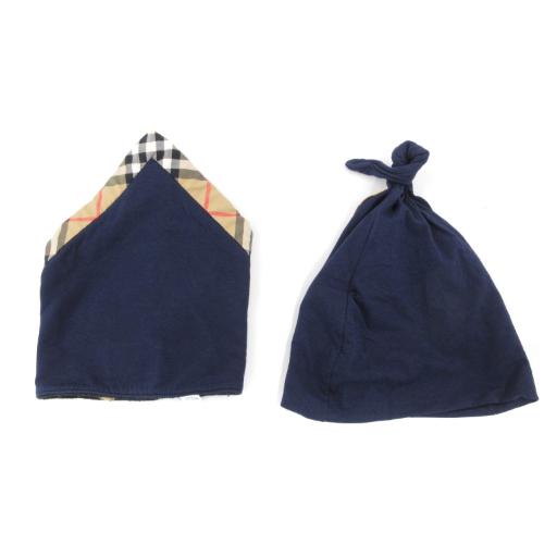 BURBERRY（バーバリー） ノバチェック ロンパース カバーオール 帽子