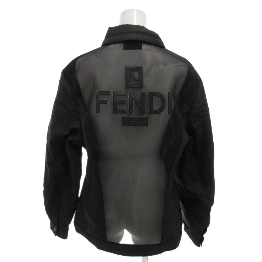 FENDI（フェンディ） FENDI jeans ジャケット ブルゾン 40 黒 ブラック
