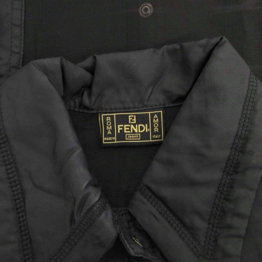 FENDI フェンディ ジャケット サイズ40 FENDI（フェンディ） FENDI jeans ジャケット ブルゾン 40 黒 ブラック