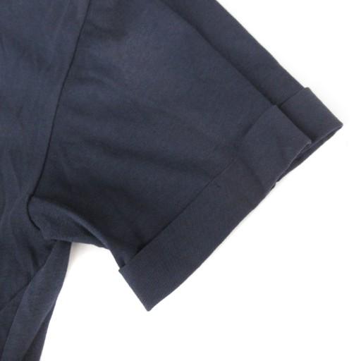 【中古】フェンディ FENDI Tシャツ カットソー スパンコール ビジュー プリント 半袖 M 紺 ネイビー FS7011A3BN /AE FENDI（フェンディ） FENDI Tシャツ カットソー スパンコール ビジュー