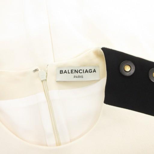 BALENCIAGA（バレンシアガ） ノーリーズワンピース バイカラー ひざ丈
