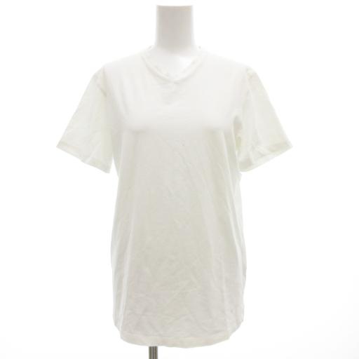 ジルサンダー JIL SANDER Vネック Tシャツ カットソー S 半袖 白