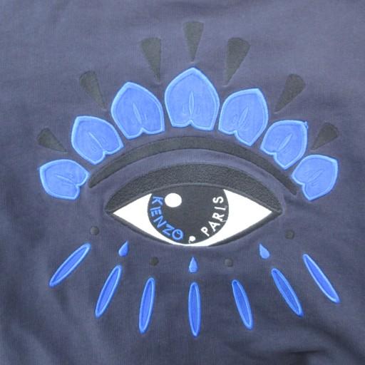 美品 ケンゾー KENZO スウェットワンピース S ケンゾー KENZO スウェットワンピース L クルーネック 長袖 刺繍