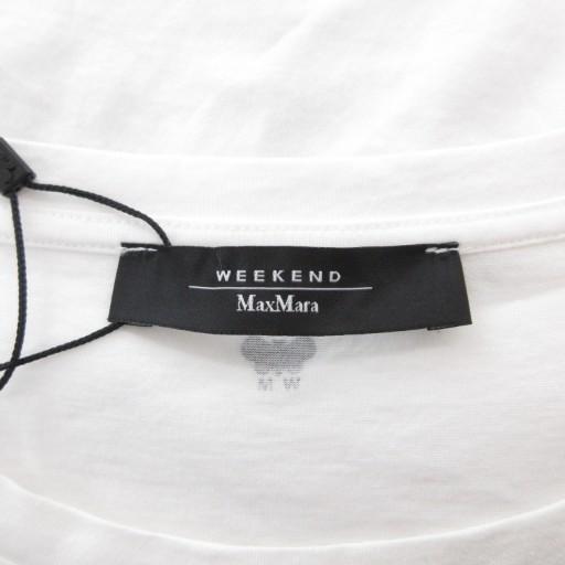 MaxMara WEEKEND LINE 半袖ブラウス ブラック リネン100