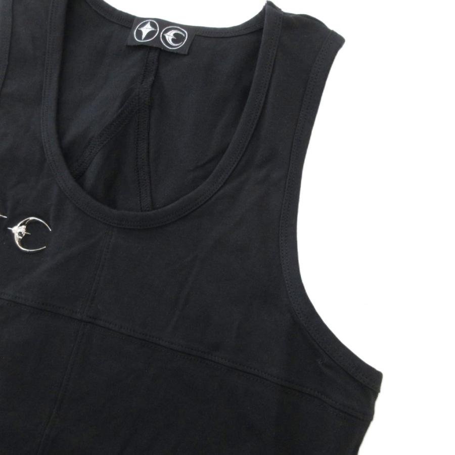 サグクラブ THUG CLUB タンクトップ 1 クルーネック モチーフ 黒