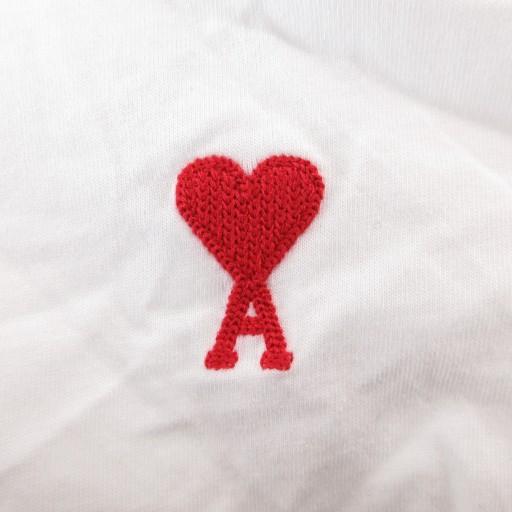 アミパリス AMI PARIS Tシャツ カットソー ロゴ 刺繍 半袖 クルー