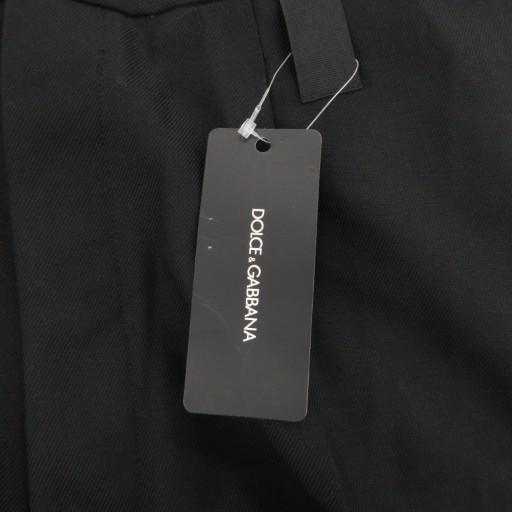 新品未使用 DOLCE&GABBANA スラックス パンツ 黒 48 DOLCE&GABBANA（ドルチェ & ガッバーナ） 未使用品 ドルガバ タグ付き