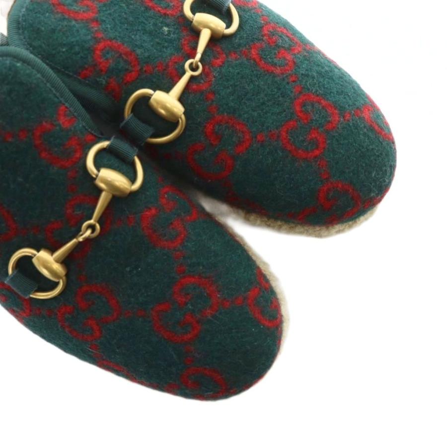 GUCCI グッチ ローファー スリッポン フラット ムートン ホースビット  