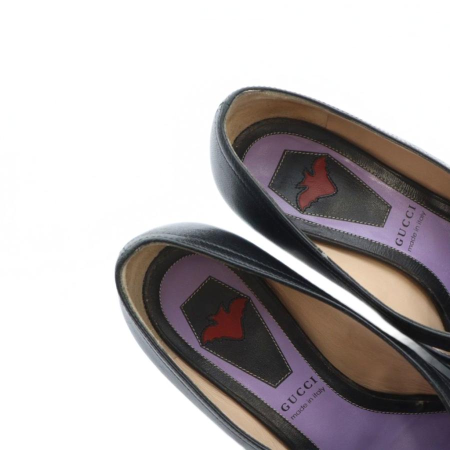 GUCCI（グッチ） パンプス チャンキーヒール GGマーモント バット
