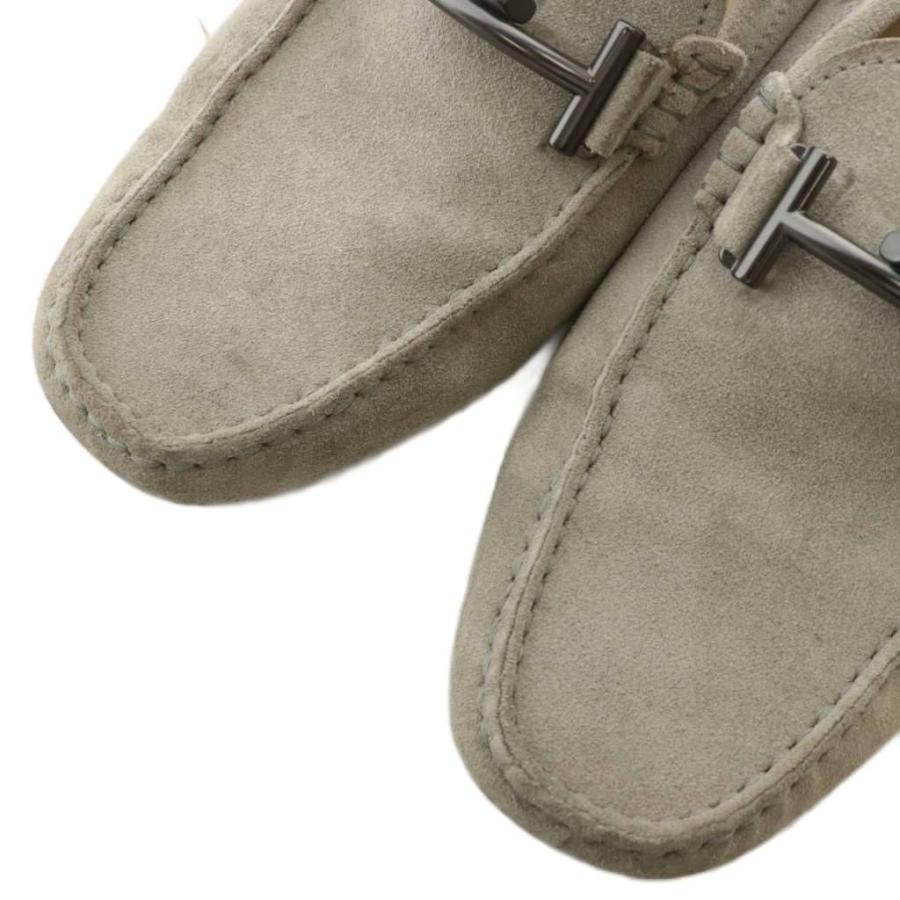 トッズ TOD'S ドライビングシューズ ローファー モカシン スエード