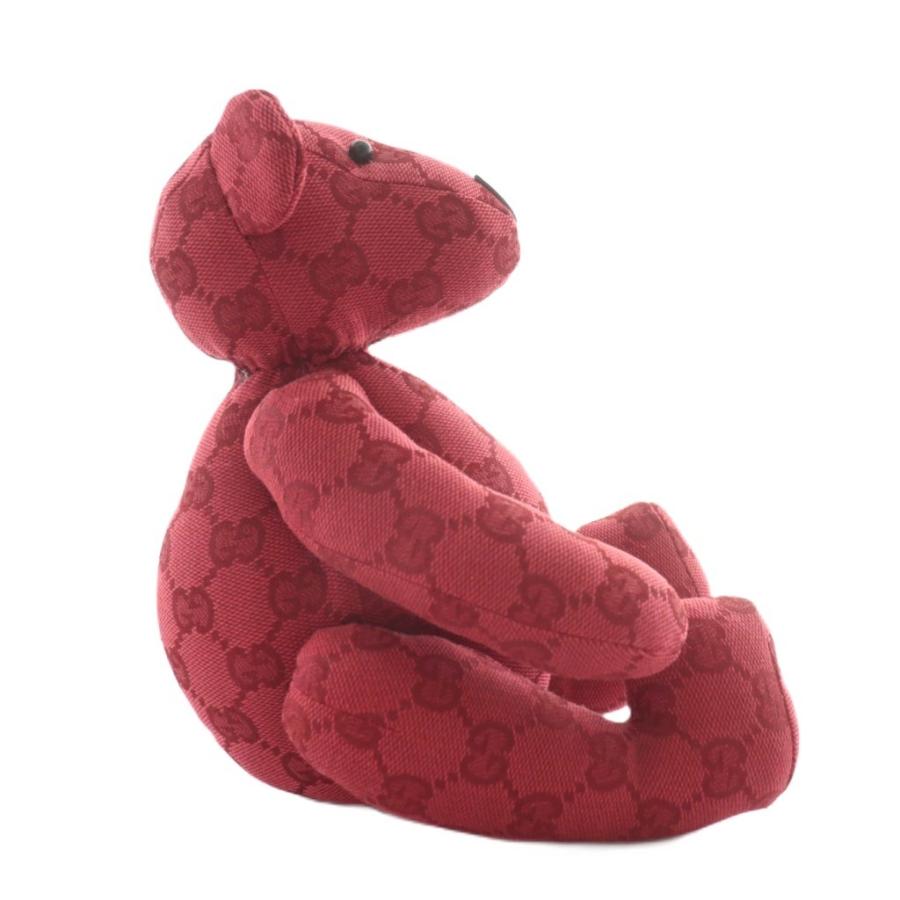 GUCCI（グッチ） ぬいぐるみ 人形 テディベア クマ GGキャンバス 総柄