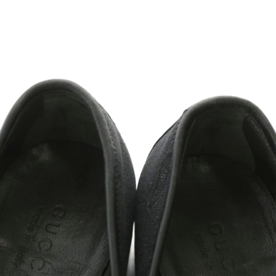 GUCCI（グッチ） ローファー GGキャンバス レザー ホースビット 総柄