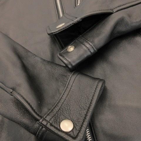 メンズビギ MEN'S BIGI RATTLE TRAP シングルライダース ラムレザー 本