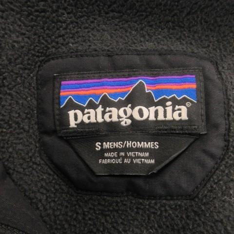 patagonia 黒 ナイロンジャケット フリース裏地 パタゴニア Patagonia シェルド シンチラ ナイロンジャケット ブルゾン