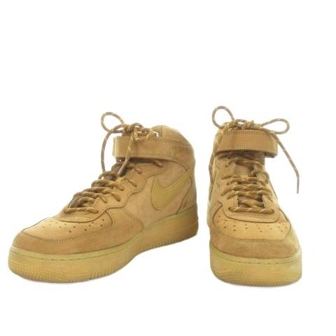 NIKE（ナイキ） NIKE Air Force 1 Mid Flax スニーカー ハイカット