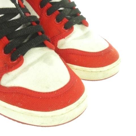 【中古】ナイキ NIKE AIR JORDAN 1 KO HIGH CHICAGO スニーカー ハイカット レースアップ 27cm 赤 レッド NIKE（ナイキ） NIKE AIR JORDAN 1 KO HIGH CHICAGO スニーカー
