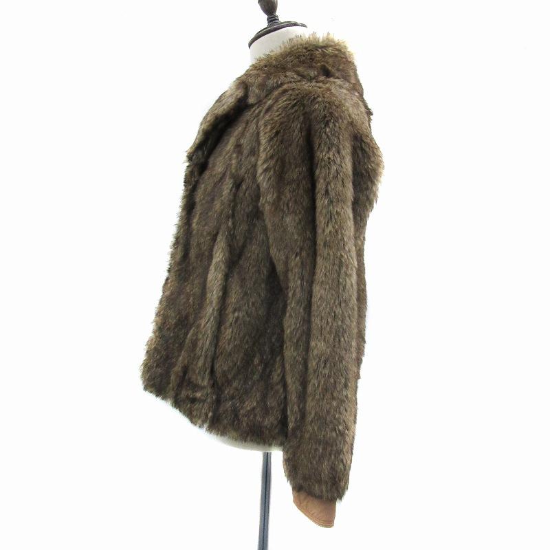 DIESEL（ディーゼル） フェイクファージャケット ミドル丈 オープン