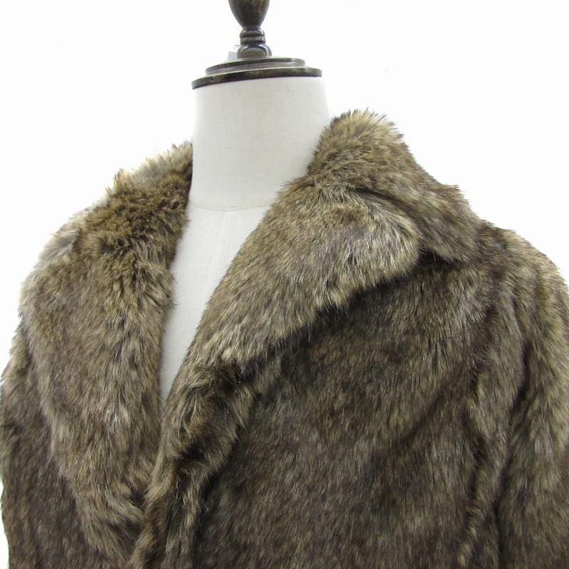 DIESEL（ディーゼル） フェイクファージャケット ミドル丈 オープン