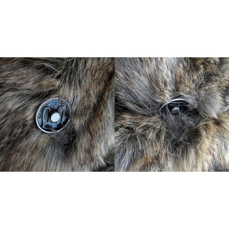 DIESEL（ディーゼル） フェイクファージャケット ミドル丈 オープン