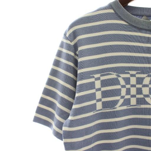 ディオールオム Dior HOMME ロゴ ニット セーター シルク コットン