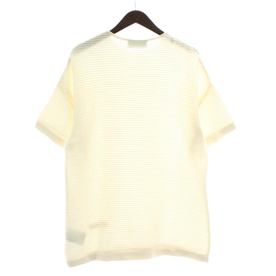 ディオールオム Dior HOMME ニット Tシャツ カットソー 半袖 リブ編み