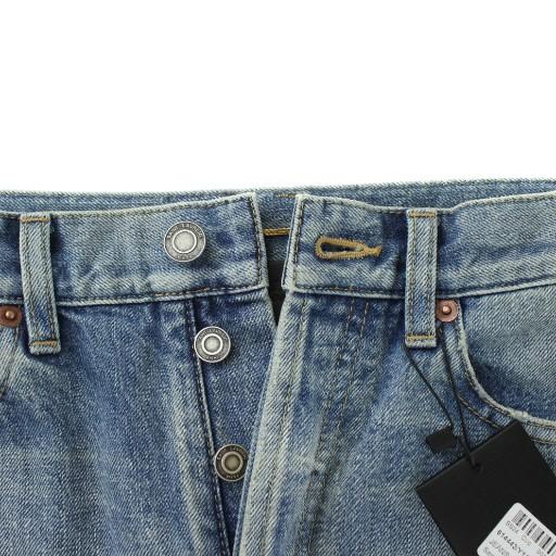 未使用品 SAINT LAURENT PARIS デニムパンツ ジーンズ ストレート ハイ  