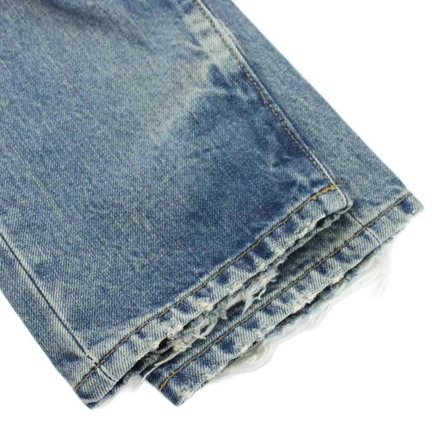 未使用品 SAINT LAURENT PARIS デニムパンツ ジーンズ ストレート ハイ  