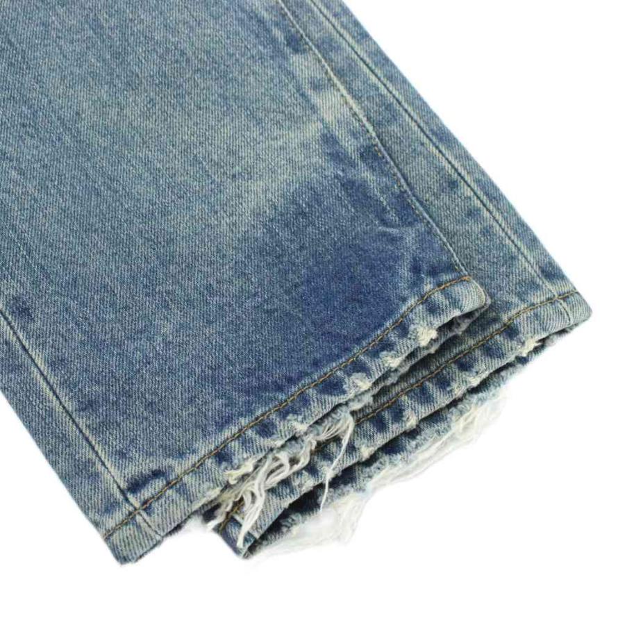 未使用品 SAINT LAURENT PARIS デニムパンツ ジーンズ ストレート ハイ