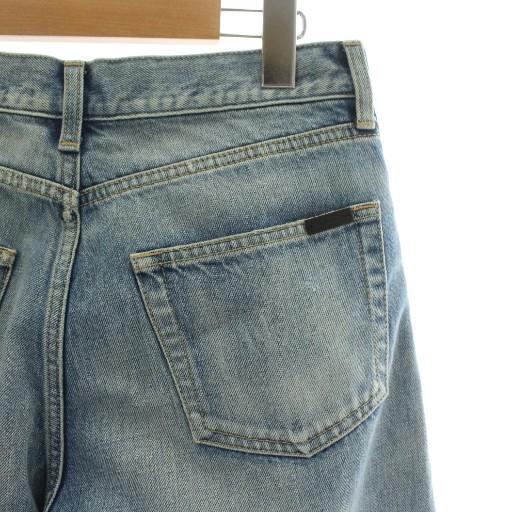 未使用品 SAINT LAURENT PARIS デニムパンツ ジーンズ ストレート ハイ