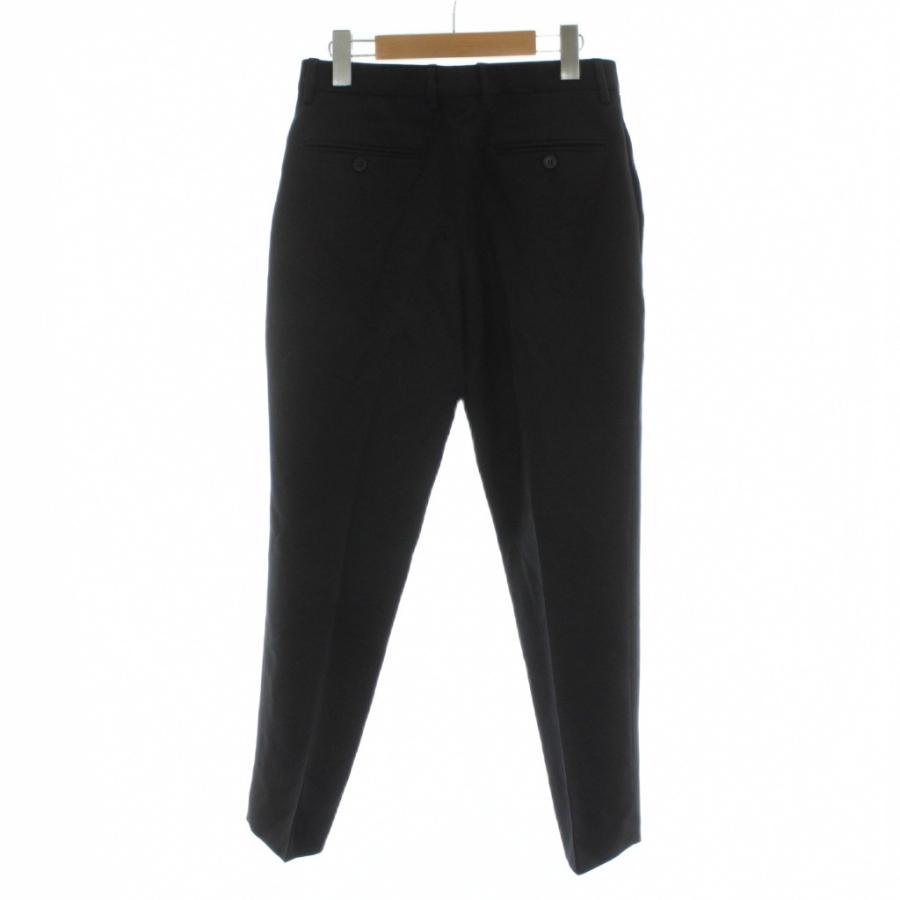 【中古】サンローラン パリ SAINT LAURENT PARIS 22年 スラックス パンツ ウール 46 黒 ブラック 607843Y404W /PP サンローラン パリ SAINT LAURENT PARIS 22年 スラックス パンツ