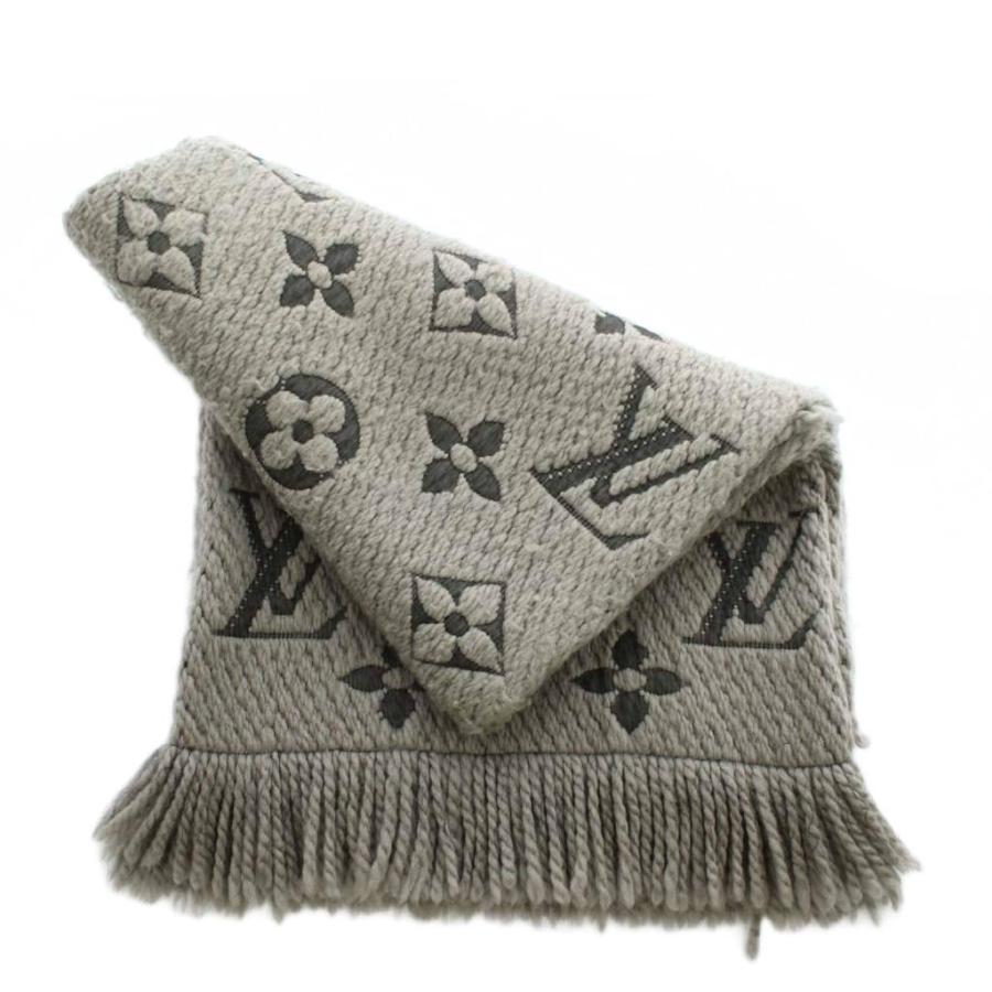 ルイヴィトン LOUIS VUITTON エシャルプ ロゴマニア マフラー ストール