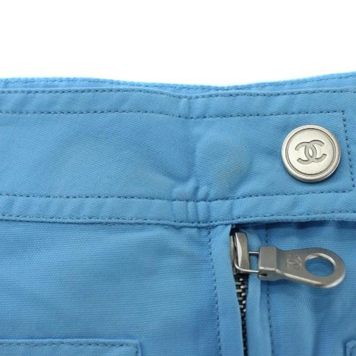 シャネル　スポーツ パンツ CHANEL（シャネル） スポーツライン クロップドパンツ ココマーク 刺繍