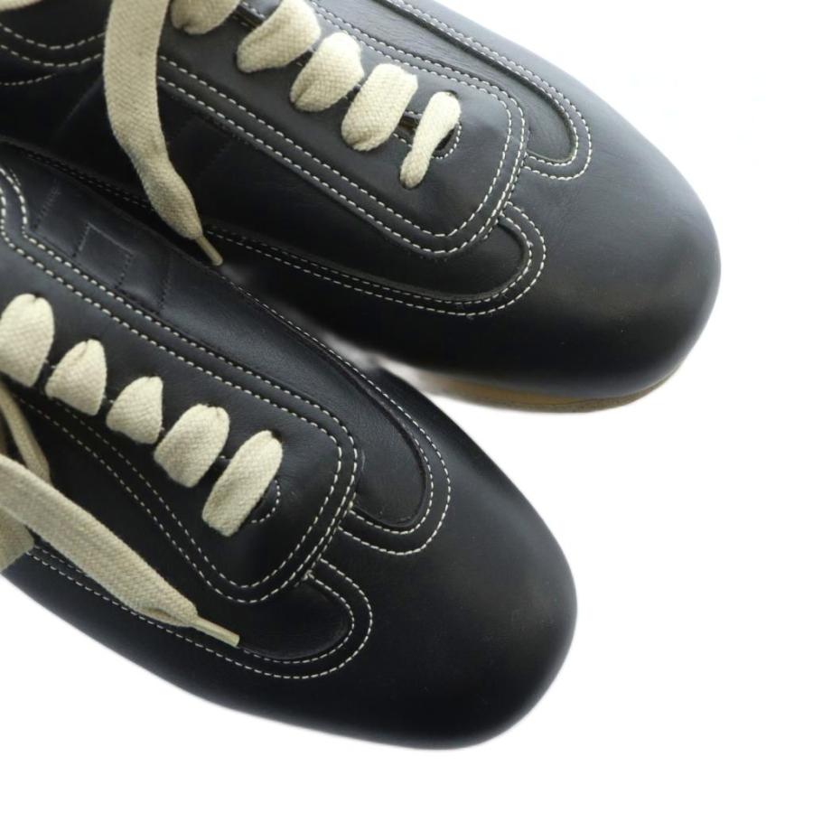 HERMES（エルメス） レザースニーカー シューズ 靴 ロゴ クイック H