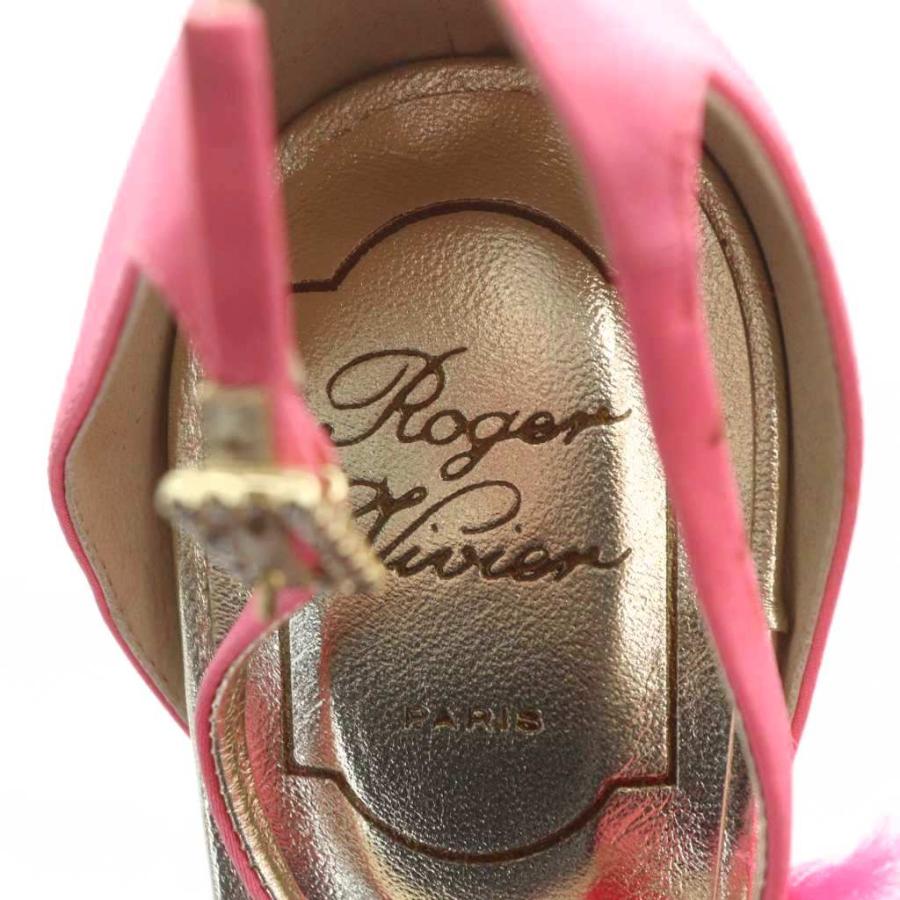 ロジェヴィヴィエ ROGER VIVIER パンプス ラインストーン ファー