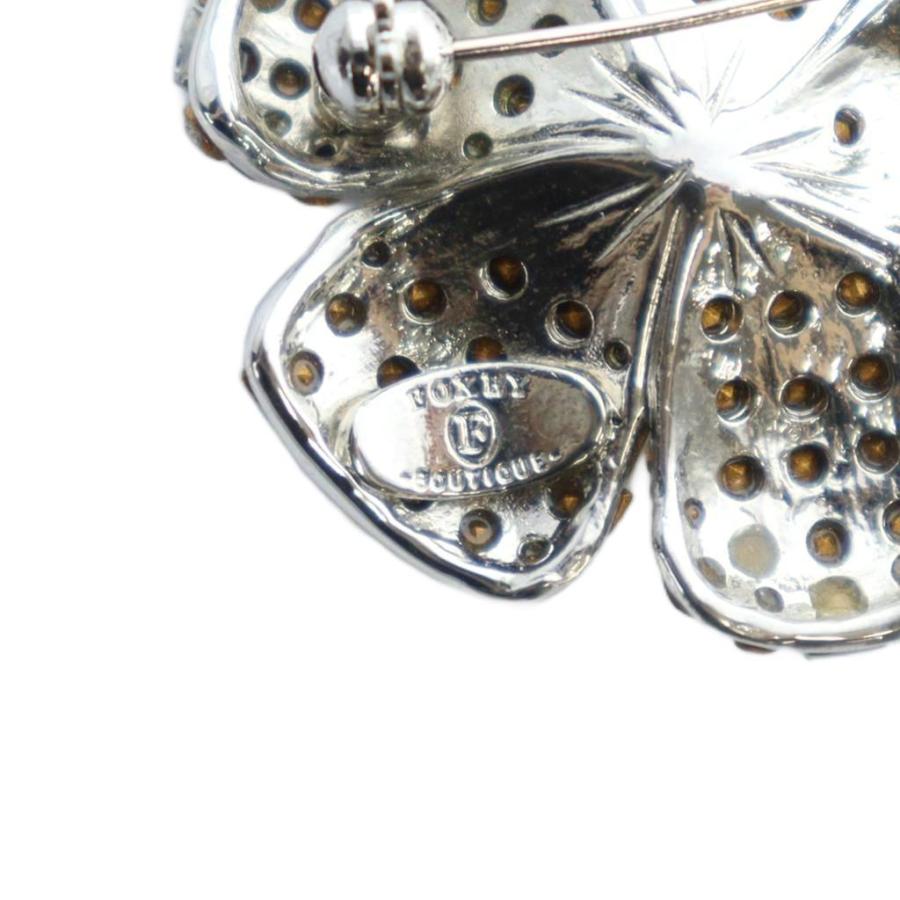 FOXEY BROOCH FLEUR ピンブローチ アクセサリー フェイクパール 花
