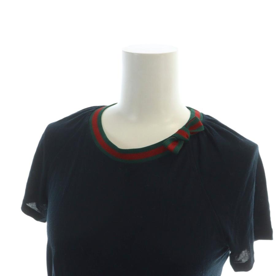 GUCCI（グッチ） GUCCI Tシャツ カットソー 半袖 リボン シェリー
