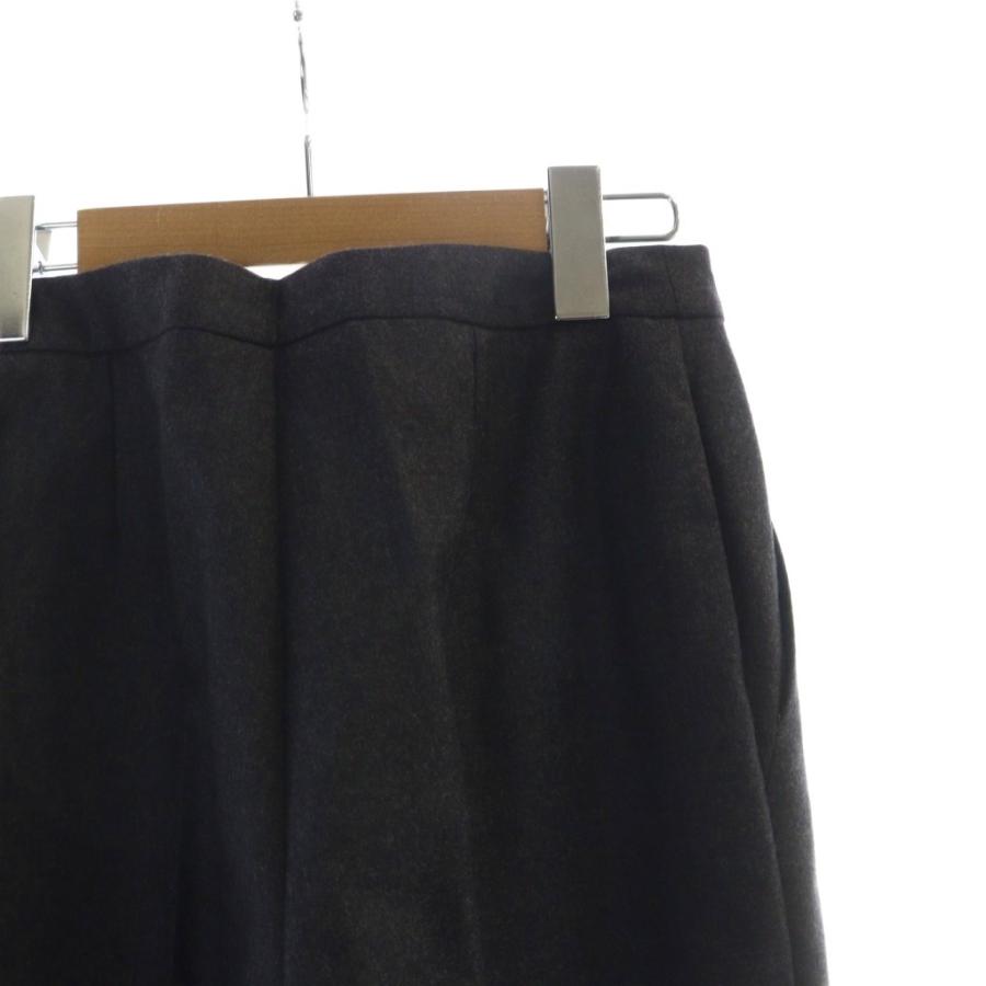 【中古】シャネル CHANEL 02A P19747V10471 スラックス パンツ フレア ジップフライ ココマークボタン カシミヤ混 CHANEL（シャネル） CHANEL 02A P19747V10471 スラックス パンツ