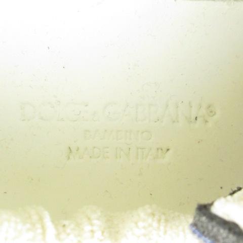 ドルチェ&ガッバーナ ドルガバ DOLCE&GABBANA airmaster スニーカー レザー 男の子 ボーイズ 30 19cm ベージュ 紺 ネイビー