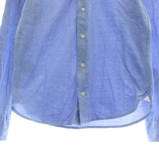 ギローバー GUY ROVER シャツ ドレスシャツ 長袖 XS 青 ブルー /XZ